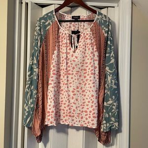 Gigio by Umgee Gorgeous Oversized Tunic/Poncho NWT